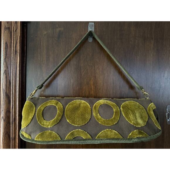 Rare Offhand Designs Knitting & Crochet Green Handbag - Picture 1 of 4